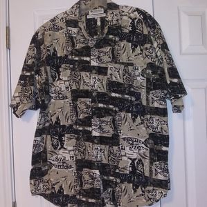 Mens Columbia Patterned Button Down